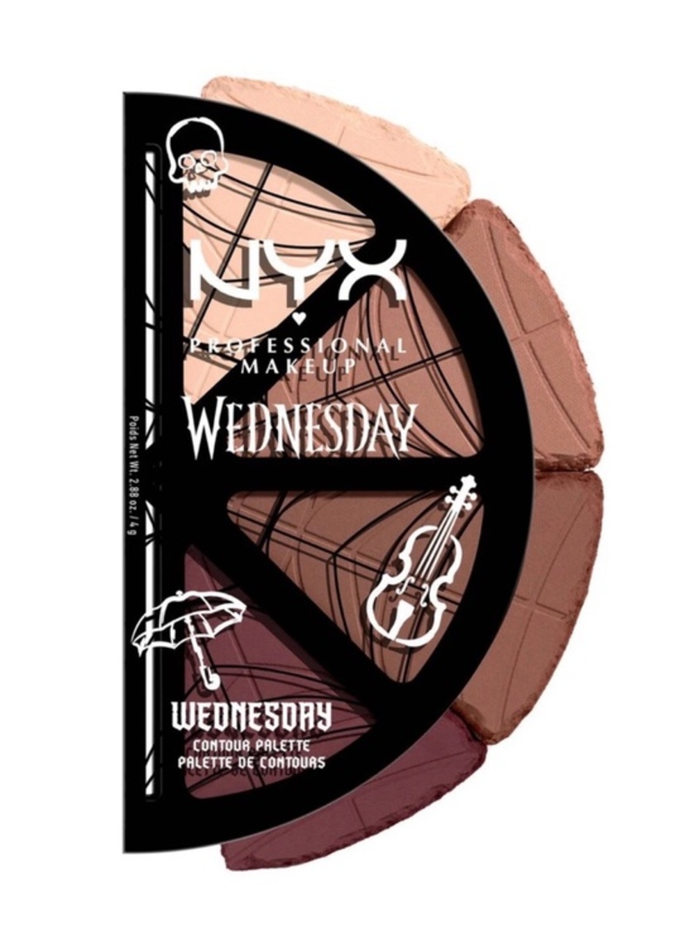 NYX Wednesday Stained Glass Contour Palette Vegan & Limited Edition
